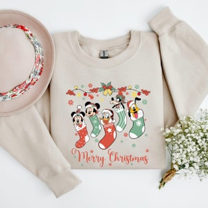 Disney Christmas Shirt - Mickey Christmas Shirt - Disney Christmas Shirt Women - Disney Matching  Sweatshirt - Mickey and Friends Sweatshirt