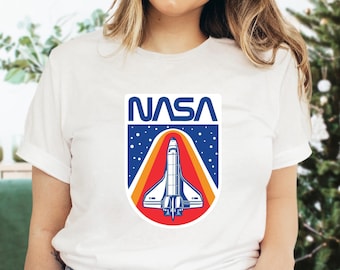 NASA Space Shuttle T-Shirt: Galactic Adventure Tee, Gift for Toddler