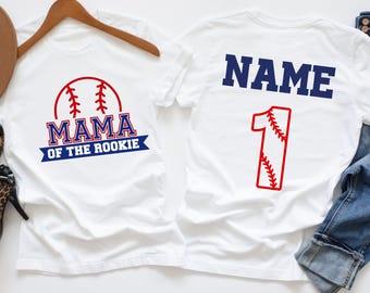 Custom Rookie Of The Year Shirt: Personalized Baseball Family Matching Tee