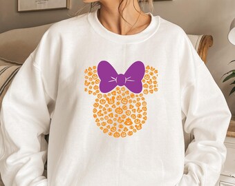 Disney Halloween Sweatshirt, Pumpkin Mickey Mouse Matching Shirts