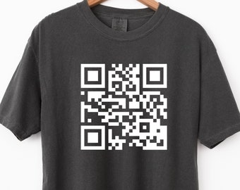 Custom QR Code Shirt: Personalized Business Logo Shirt