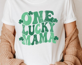 One Lucky Mama Shirt - Retro St. Patrick's Day Tee
