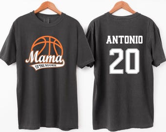 Custom Basketball Rookie of the Year Shirt - Personalized Name & Number - Family Matching Rookie Tee