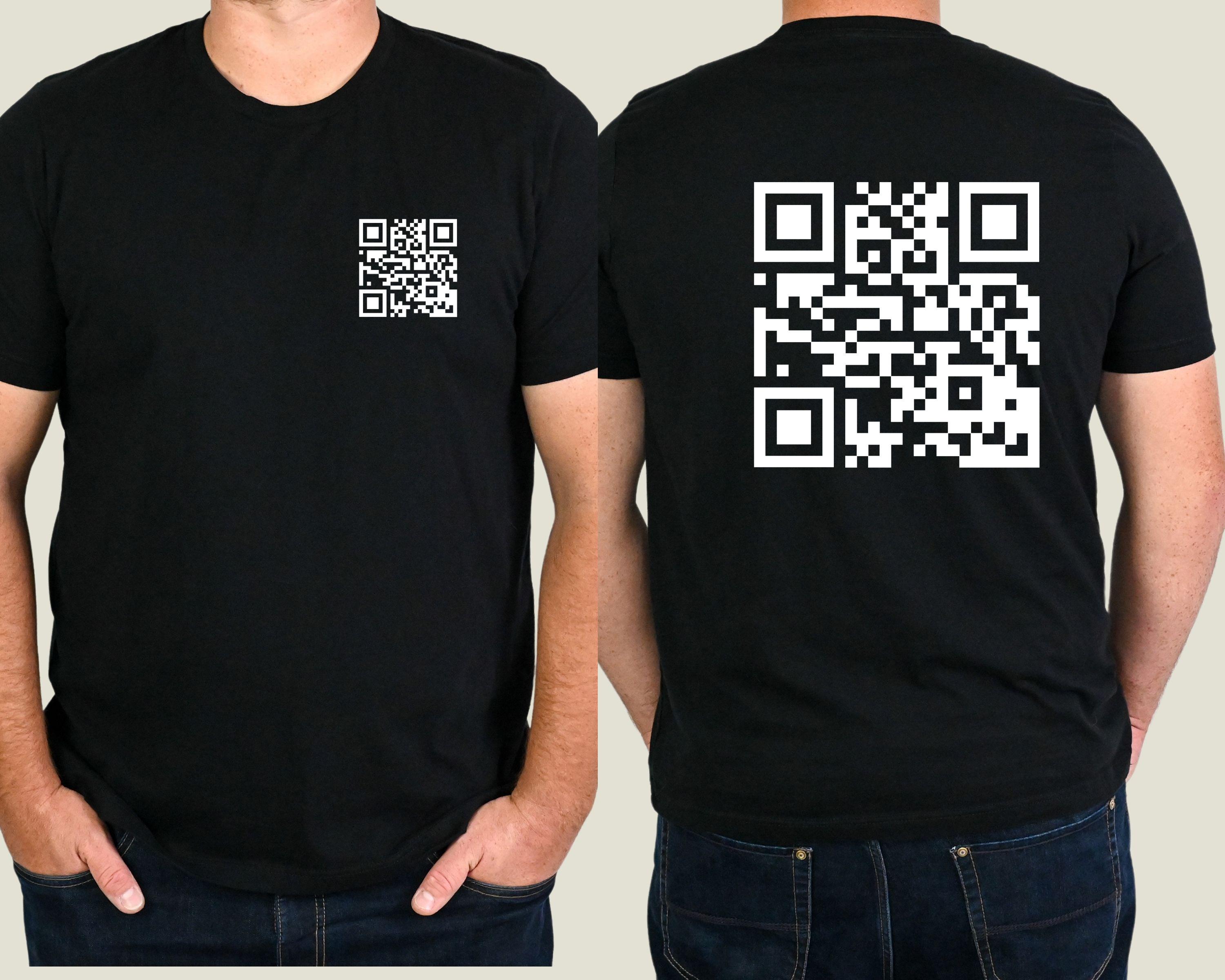 F*CK You! QR Code Unisex Tee: Sarcastic Gag Gift