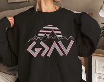 God is Greater Christian Sweatshirt - Religious Gift
