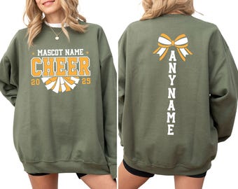Custom Cheer Team Sweatshirt: Personalized Cheerleader Hoodie