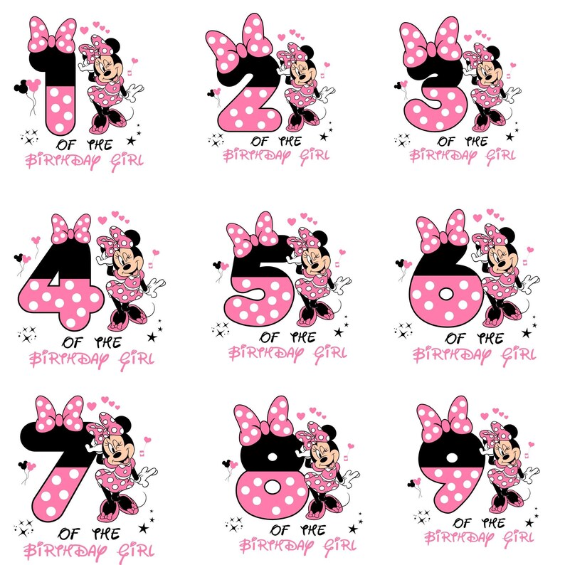 Custom Minnie Mouse Birthday Girl Sweatshirt, Disney Trip Shirt image 2