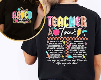 ABCD Teacher Tour Shirt - Back To School Teacher Gift