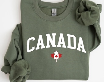 Sudadera con la bandera de Canadá: Sudadera con capucha con raíces canadienses