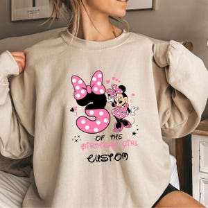 disney customizable birthday sweatshirt