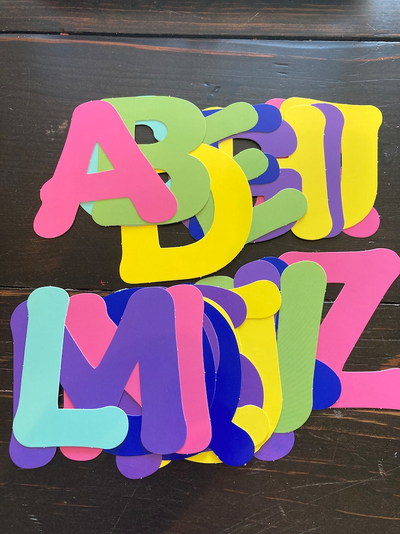 Alphabet Sensory Kit Etsy