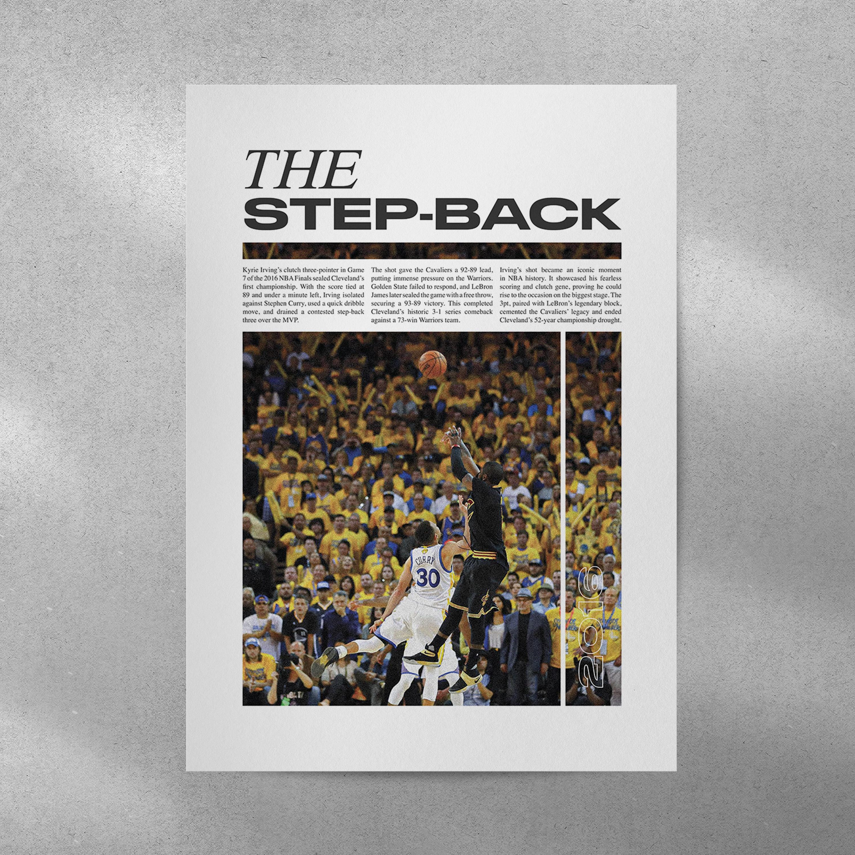 Kyrie Irving 2016 NBA Finals Poster: Basketball Art (digital