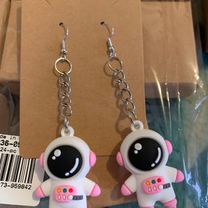 Astronaut earrings