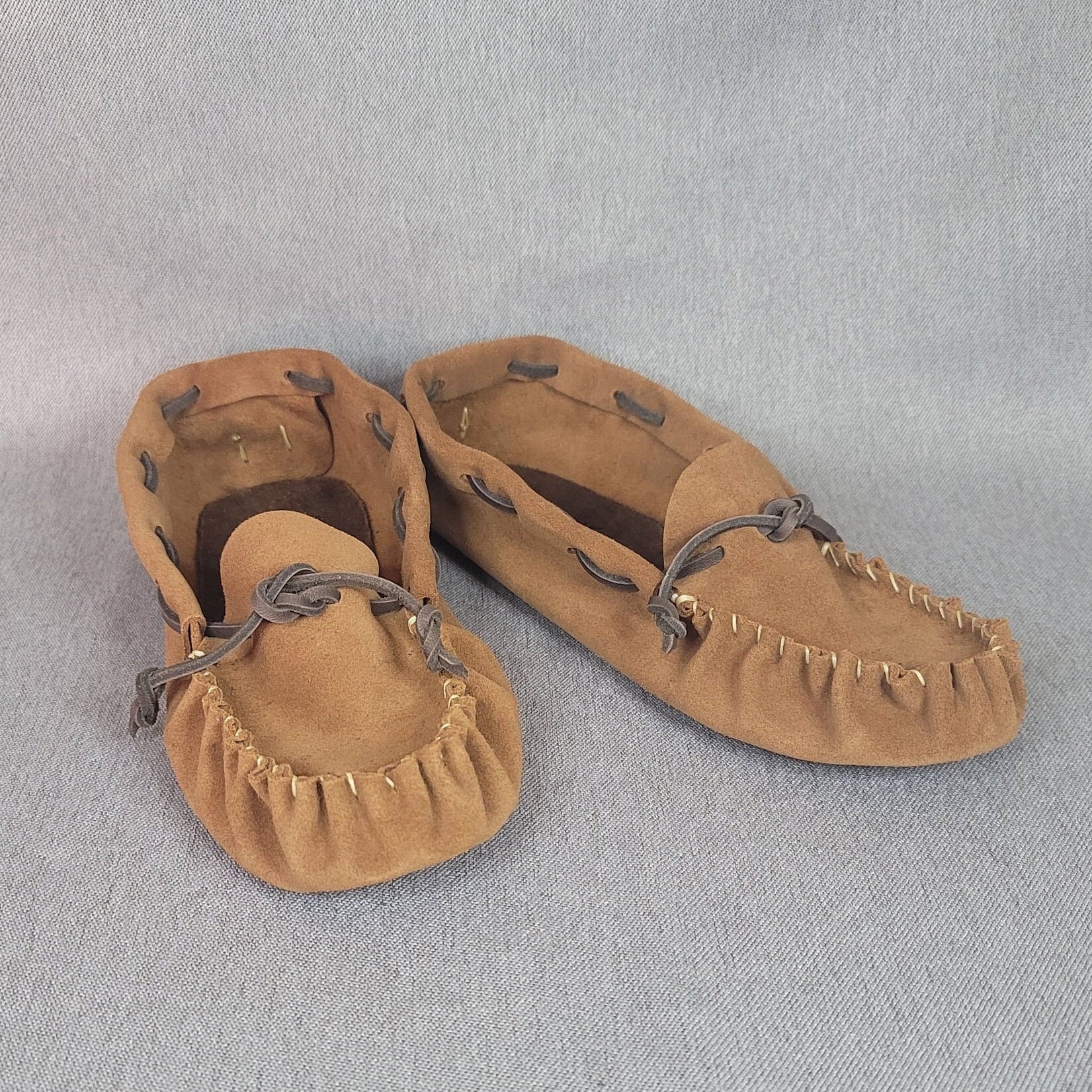 Mens Leather Scout Moccasins Etsy