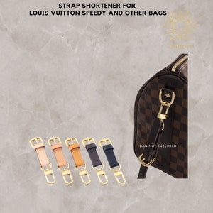 Authentic Louis Vuitton Leather Shoulder Strap Blue 40.2-46.9" LV  6240E