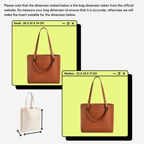 Bag Insert Bag Organiser Bag Base for Loewe Anagram Tote