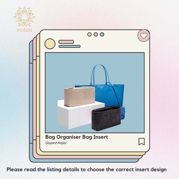 Bag Insert Bag Organiser Bag Base for Goyard Anjou 
