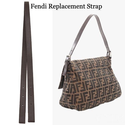 Fendi Brown Monogram FF Zucchino Pochette Shoulder Bag Leather ref.482771 -  Joli Closet