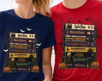 Retro Halloween VHS T Shirt, Nostalgic Horror Movie Tee, Spooky Season Shirt, Halloween Gift for Movie Lover, Vintage Halloween Apparel