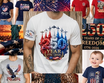 America 250th Anniversary T-Shirt, Retro USA 250 Shirt