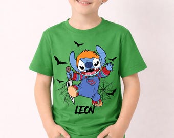 Stitch's Not So Scary Halloween Party Tee, Disney Characters Shirt, Disneyland Halloween Shirt, Family Shirt