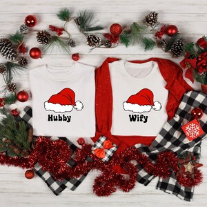 Santa Hat Christmas Tee, Family Christmas Tee, Santa Hat Pajamas, Christmas Reunion Tee, Christmas Group Shirt, Christmas Family Sweatshirt
