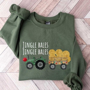 Jingle Bales Sweatshirt, Jingle Bells Jingle All The Way Shirt, Cute Christmas Sweater, Little Santa Claus Shirt, Christmas Cheer Kids