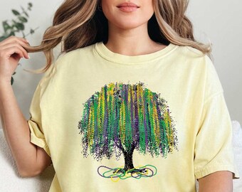 Mardi Grad Bead Tree shirt, mardi gras, NOLA Shirt, Mardi Gras Shirt, louisiana shirt, new orleans shirt, Louisiana Sweatshirt, celebration