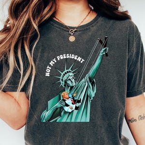 Not My President T Shirt, Liberal Democrat T Shirt, Funny Political Shirt, Resist Shirt, Protest Trump Shirt, Anti Trump Sweatshirt