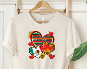 Cinco De Mayo Heart Sweatshirt, Mexican Shirt, Tequila Shirt, Margarita Shirt, Fiesta Outfit, Sombrero Shirt, Festival Shirt, Drinking Shirt