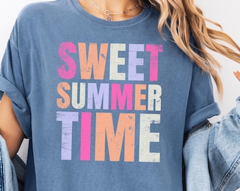Comfort Colors® Summer T-Shirt, Sweet Summer Tee, Beach Shirt, Funny Summer Shirt, Summer Time Shirt, Vacay Life Tee, Sweet Summertime Shirt