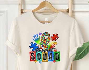 Autism Support Squad Shirt, Autism Support Shirt, Autism Awareness Shirt, Autism Family Crew Shirt, Autism Squad Shirt, Autism Family Shirt