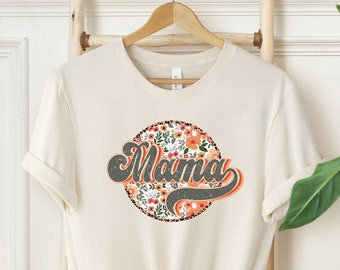 Mama Shirt, Wildflowers Mama Shirt, Mothers Day Gift for New Mom Gift, Baby Shower Gift, Pregnancy Gift, Retro Mama Shirt,Retro flower shirt