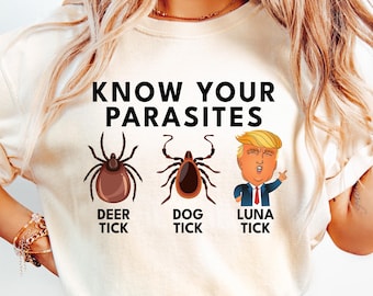 Know Your Parasites Shirt, Anti Trump Shirt, Election Day Shirt, Funny Trump Shirt, Sarcastic Trump Shirt, Anti Trump Tee, Trump Shirt, Gift