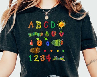 Alphabet Shirt, ABC Shirt, Animals Alphabet T-Shirt, Kingergarten Teacher Shirt, Alphabet Shirt for Teachers, Tescher Shirt, Kids Shirt