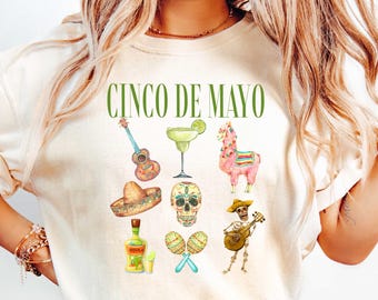 Cinco De Mayo Shirt, Mexico Celebration Festival Sweatshirt, Margaritas Bow Shirt, Mexican Fiesta Party Tee, Mexican Shirt
