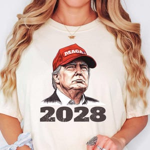 Trump 2028 T-Shirt,Rewrite The Rules Shirt, Political Tee for Trump Supporters, 2028 Campaign Crewneck, USA Election Republican Gift Shirt