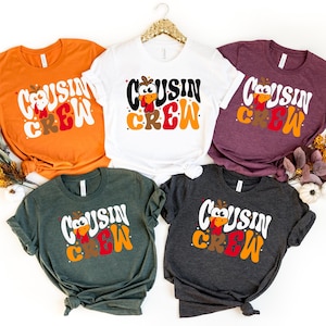 Cousin Crew Thanksgiving Shirts, Cousin Crew Thanksgiving Tee, Thanksgiving Shirt, Thanksgiving Matching Shirts, Cousin Crew, Turkey Shirt
