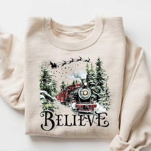 Polar Express shirt, Polar Express Trip, Christmas Family Trip, Christmas Sweat, Merry Christmas Hoodie, Gift Ideas, All Aboard Polar Expres