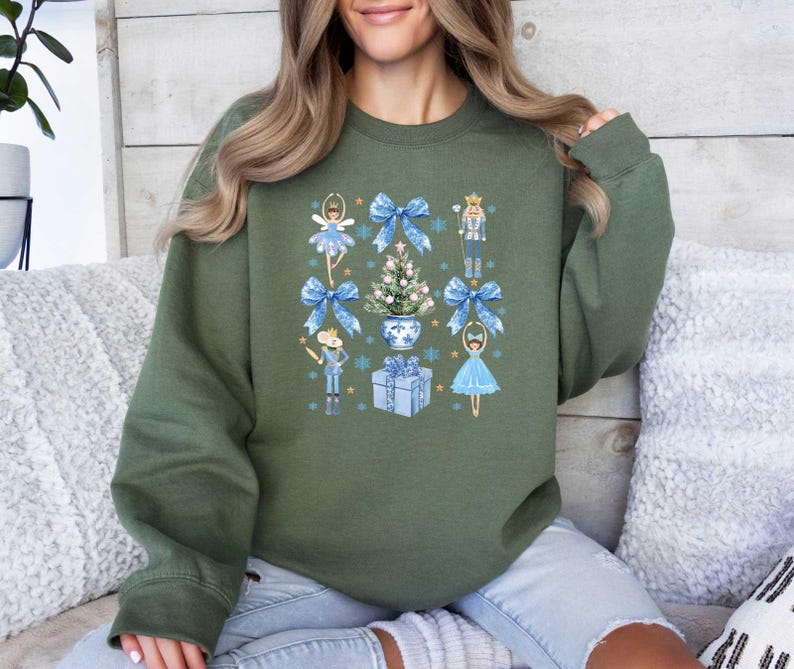 Nutcracker Sweatshirt, Christmas Nutcracker Shirt, Christmas Sweatshirt