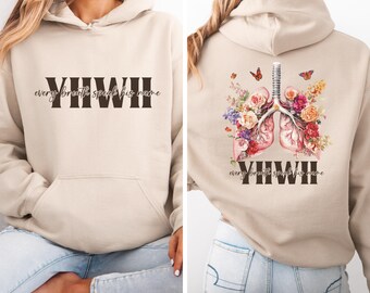 YHWH Lungs Sweatshirt, Yahweh Faith Sweater, Floral Christian Shirt, Floral Lungs Tee, Flower Lung Tee, Christian Shirt, YHWH Faith Tee