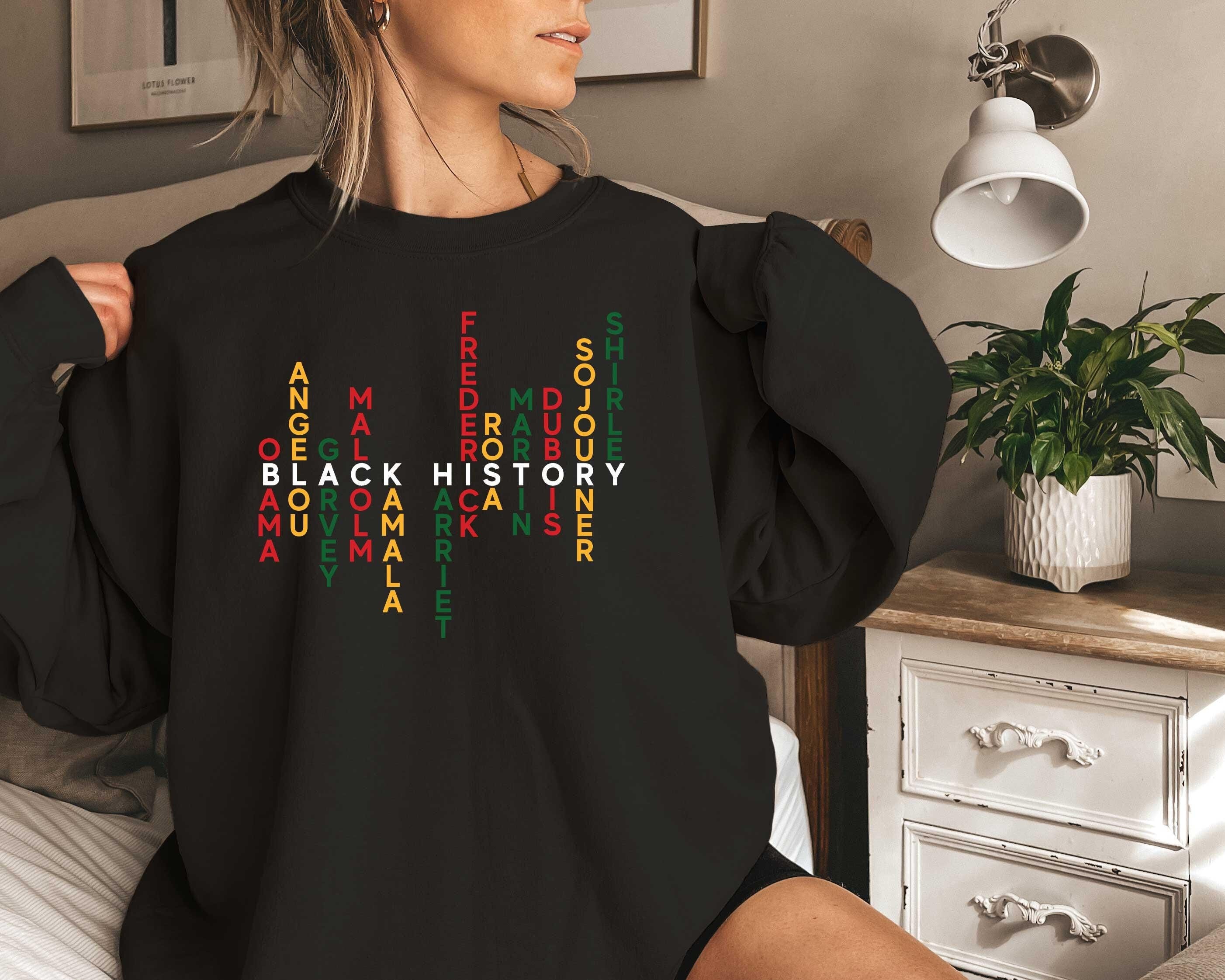Black History Month Shirt, Celebrate School Black History Sweater, Black Leaders Shirt, Black Historical Icons Tee, Melanin Empowerment Tee