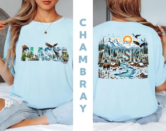 Comfort Colors® Alaska Family Cruise Shirt, Alaska Vacation Sweatshirts, Family Trip Shirt, Animals Alaska Shirt, Cruise Matching Gift Tee