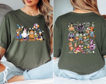 Mickey and Friends Halloween Shirt, Disney Halloween Sweater, Disneyland Costume Party Hoodie, Halloween Shirt Gift, Team Matching shirt