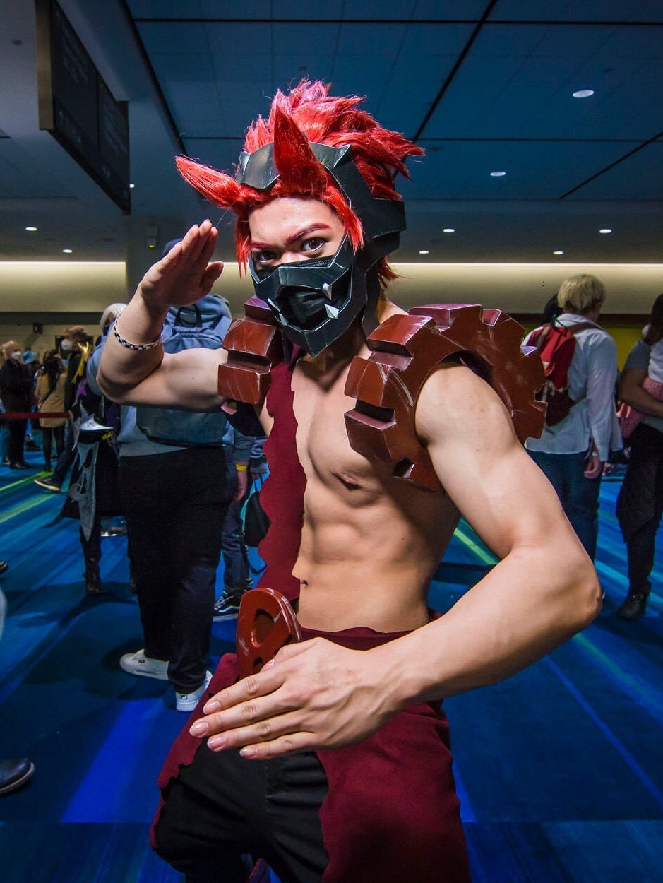 Red Riot Mha Irl Red Riot / Ejirou Kirishima Mask My Hero Academia - Instructional ...