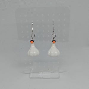 Garlic Goose Earrings
