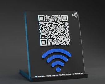 Wi-Fi QR-standaard met NFC-chip | Scannen of tikken om verbinding te maken