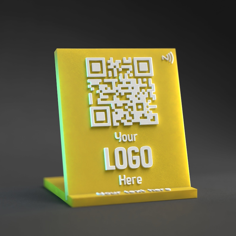 Bulk Custom QR Code & NFC Chip Stands Bundle for Business - Small ...