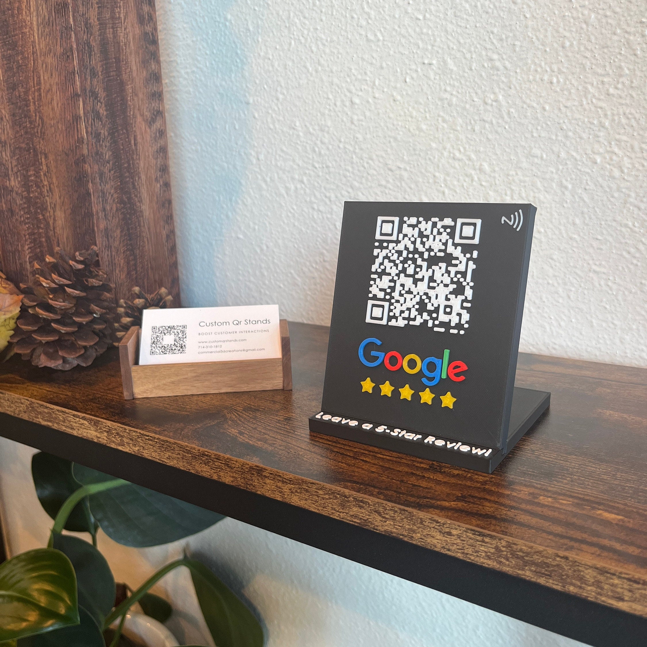 Bulk Custom QR Code & NFC Chip Stands Bundle for Business - Small ...