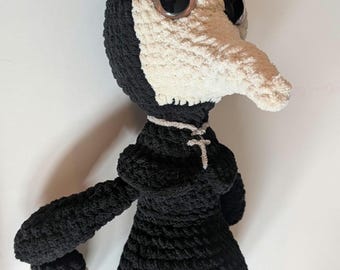 Patron au crochet du docteur de la peste